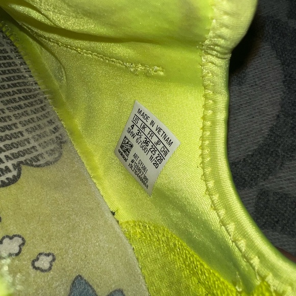 Adidas NMD, neon yellow, size 4Y/6W - Picture 5 of 6